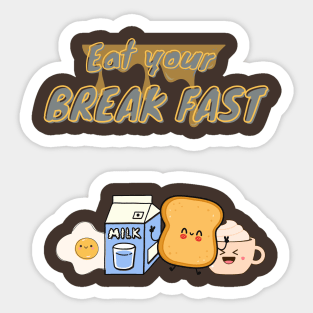 breakfast Sticker